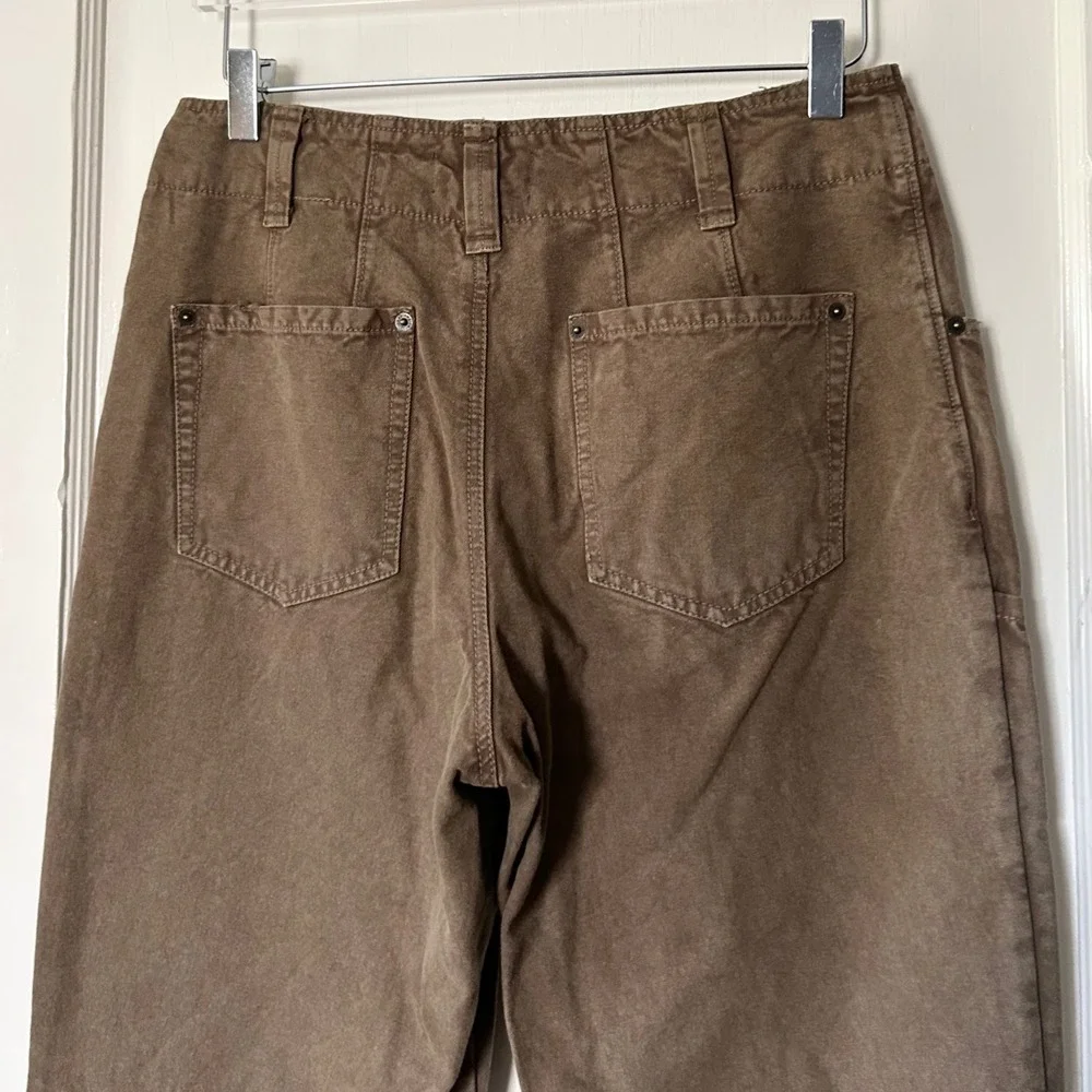 Free People Supersonic Slim Pant Breen 10 Workwear Utility Cargo Spring Y2K‎